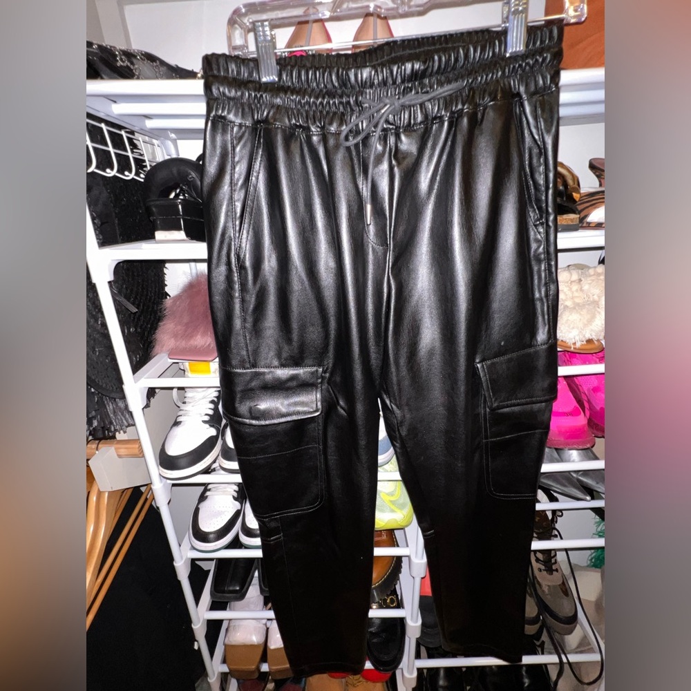 Zara Faux Leather Pants